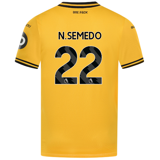 Wolverhampton Wanderers Shirt Store | 22 N. SEMEDO Collection Wolverhampton Wanderers Official Gear